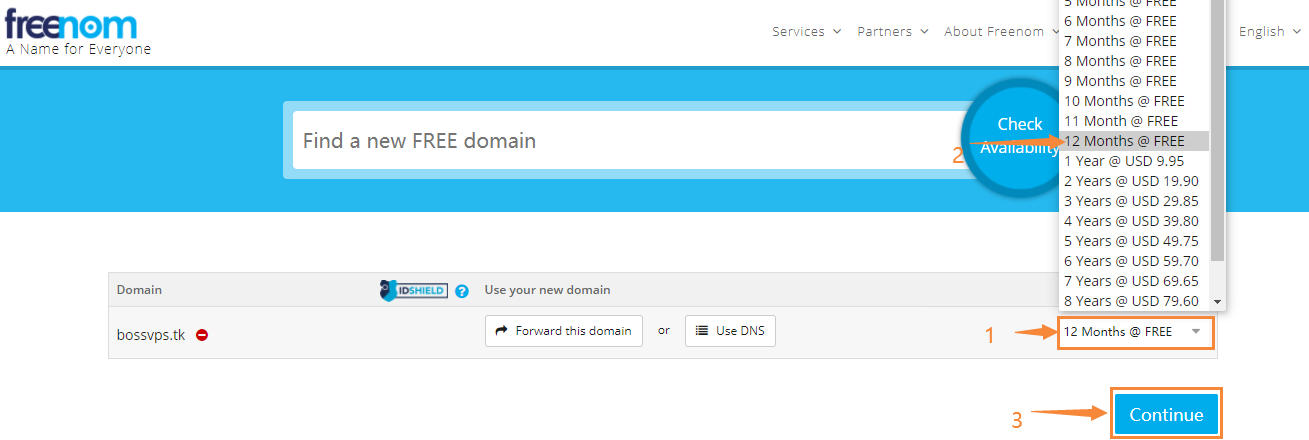 freenom注册免费顶级域名tk ml ga详细图文教程
