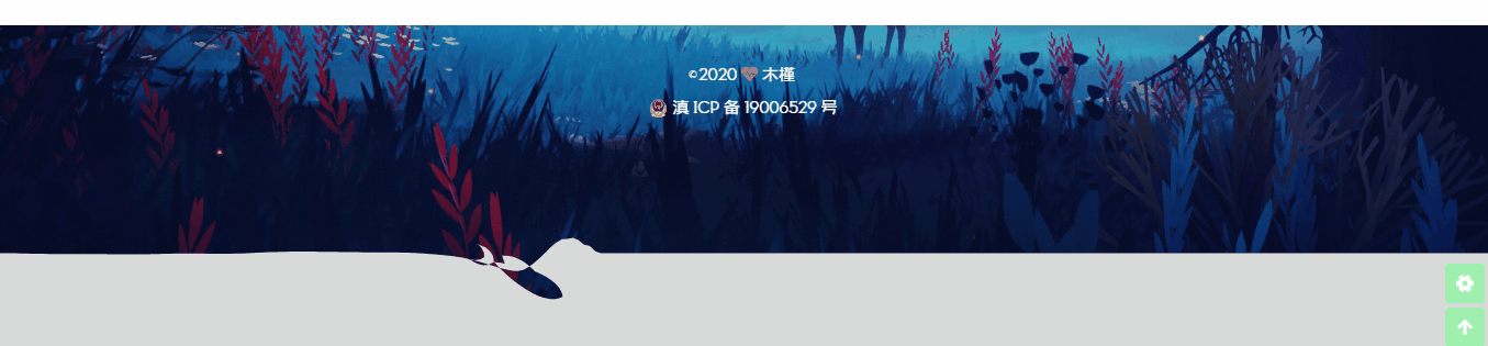 页脚跳动的鱼